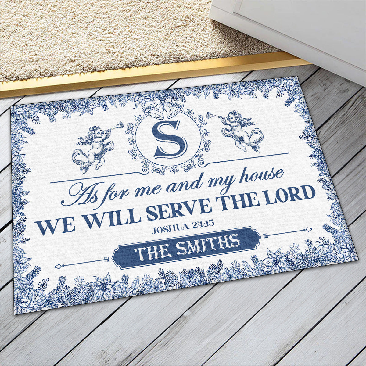 Bible Verse - Personalized Doormat for Home Decor