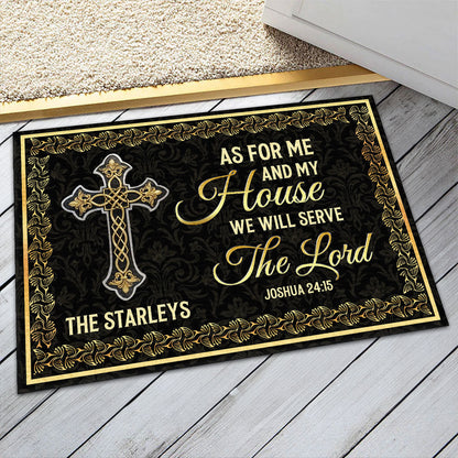 Bible Verse - Christian Faith Doormat - Personalized Home Decor