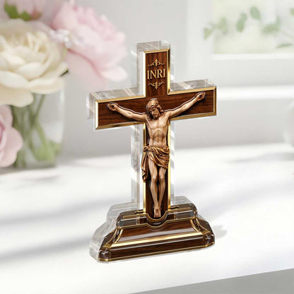 Jesus on the Cross - Custom Shaped Acrylic Plaque GAPJS10068