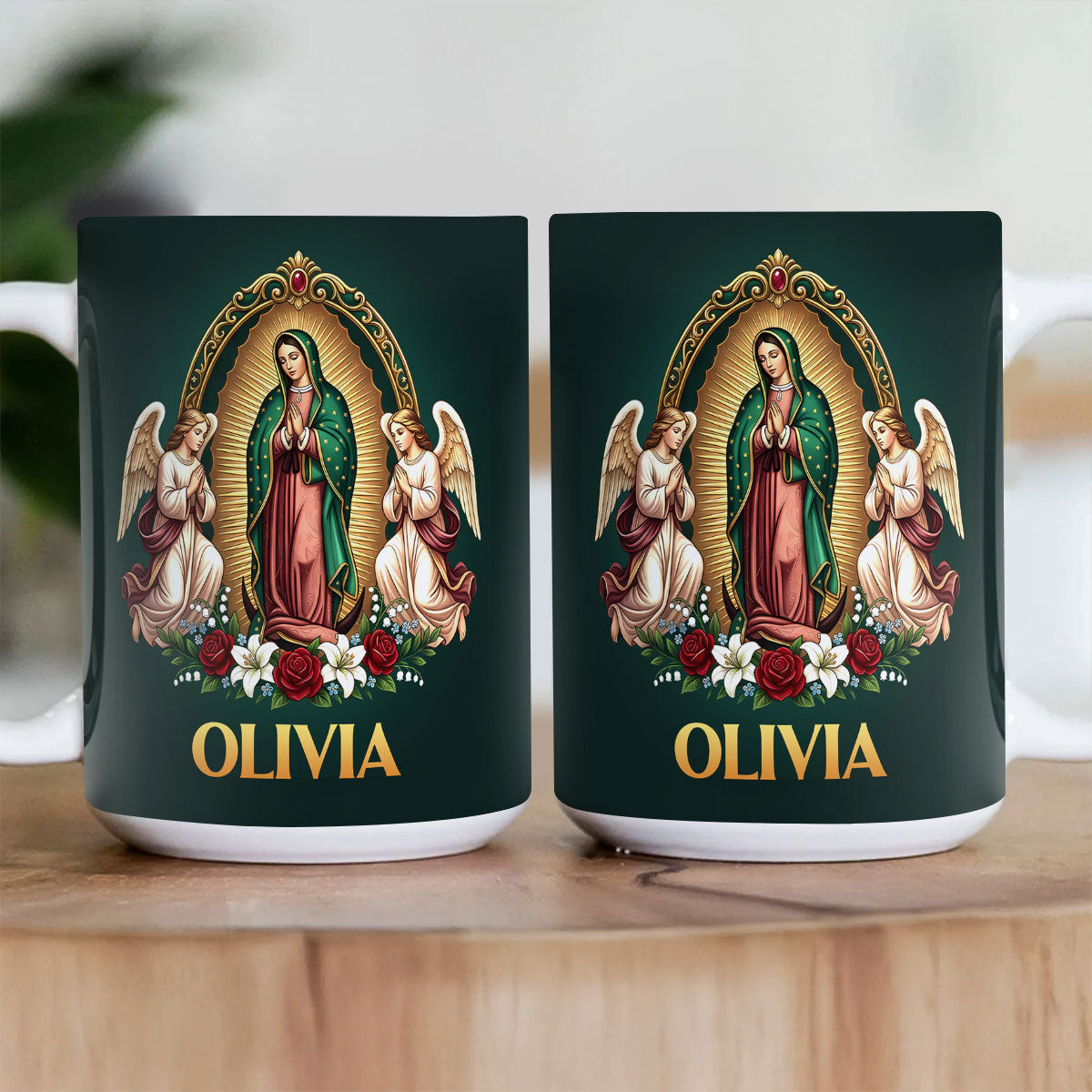 Our Lady of Guadalupe Gift for Mom - Personalized Coffee Mug