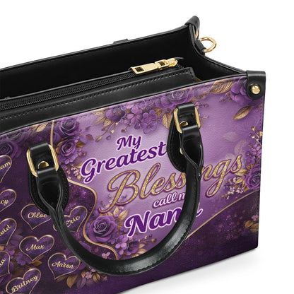 Faith-Inspired - Personalized Leather Handbag GMJSLB200091