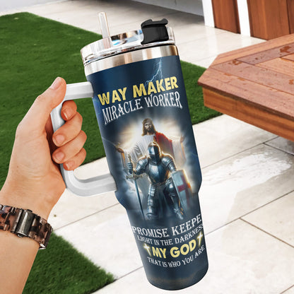 Way Maker Miracle Worker - Personalized Stainless Steel Tumbler