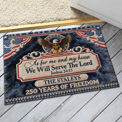 Bible Verse - Personalized Doormat for Home Decor