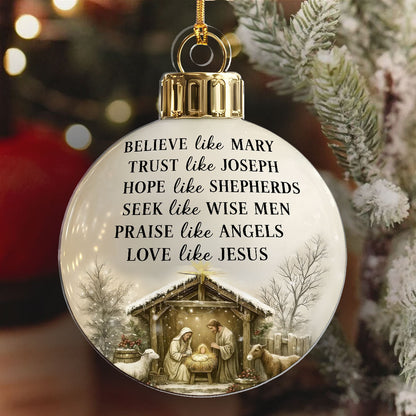 Nativity Christmas - Acrylic Ornament GOJS10031