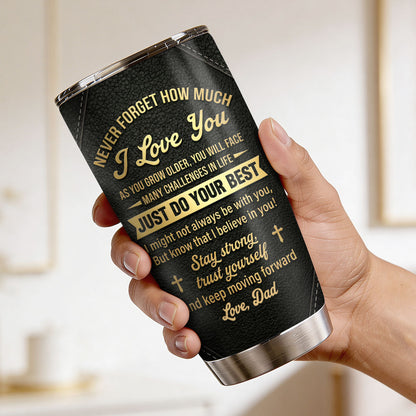 Fist Bump - Personalized Stainless Steel Tumbler for Him
