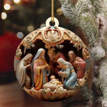 Birth of Christ - Acrylic Ornament GOJS10020