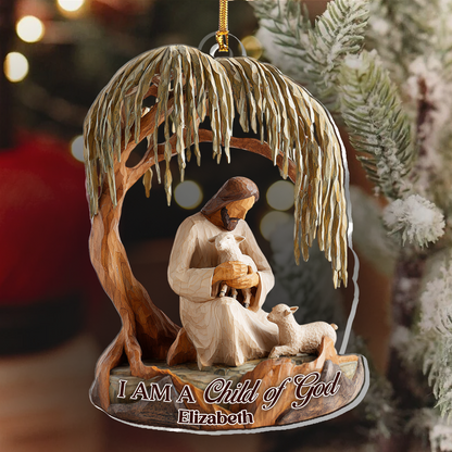 Child Of God - Personalized Acrylic Ornament GOJS10332