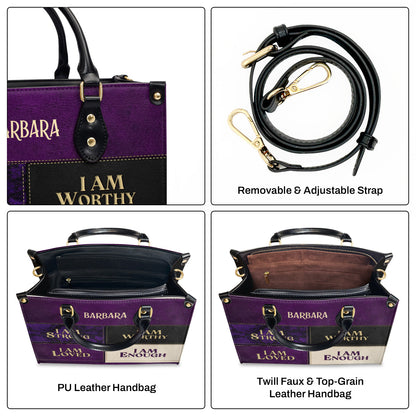 Faith-Inspired - Personalized Leather Handbag GMJSLB200081
