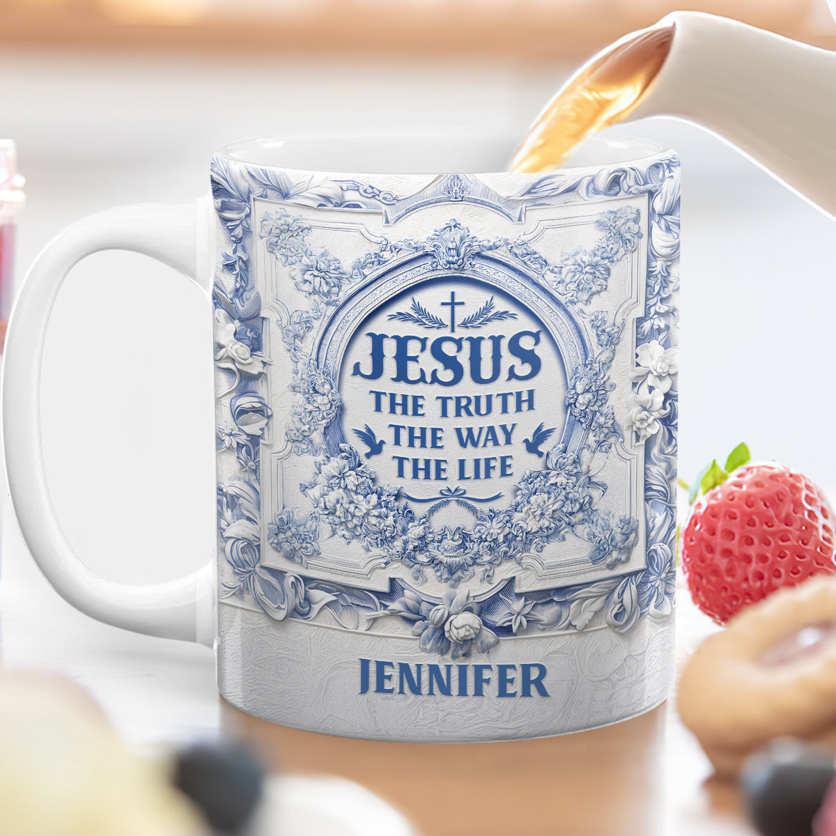 Jesus The Truth The Way The Life - Personalized Coffee Mug