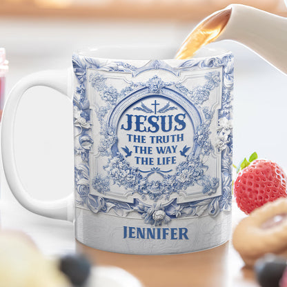 Jesus The Truth The Way The Life - Personalized Coffee Mug