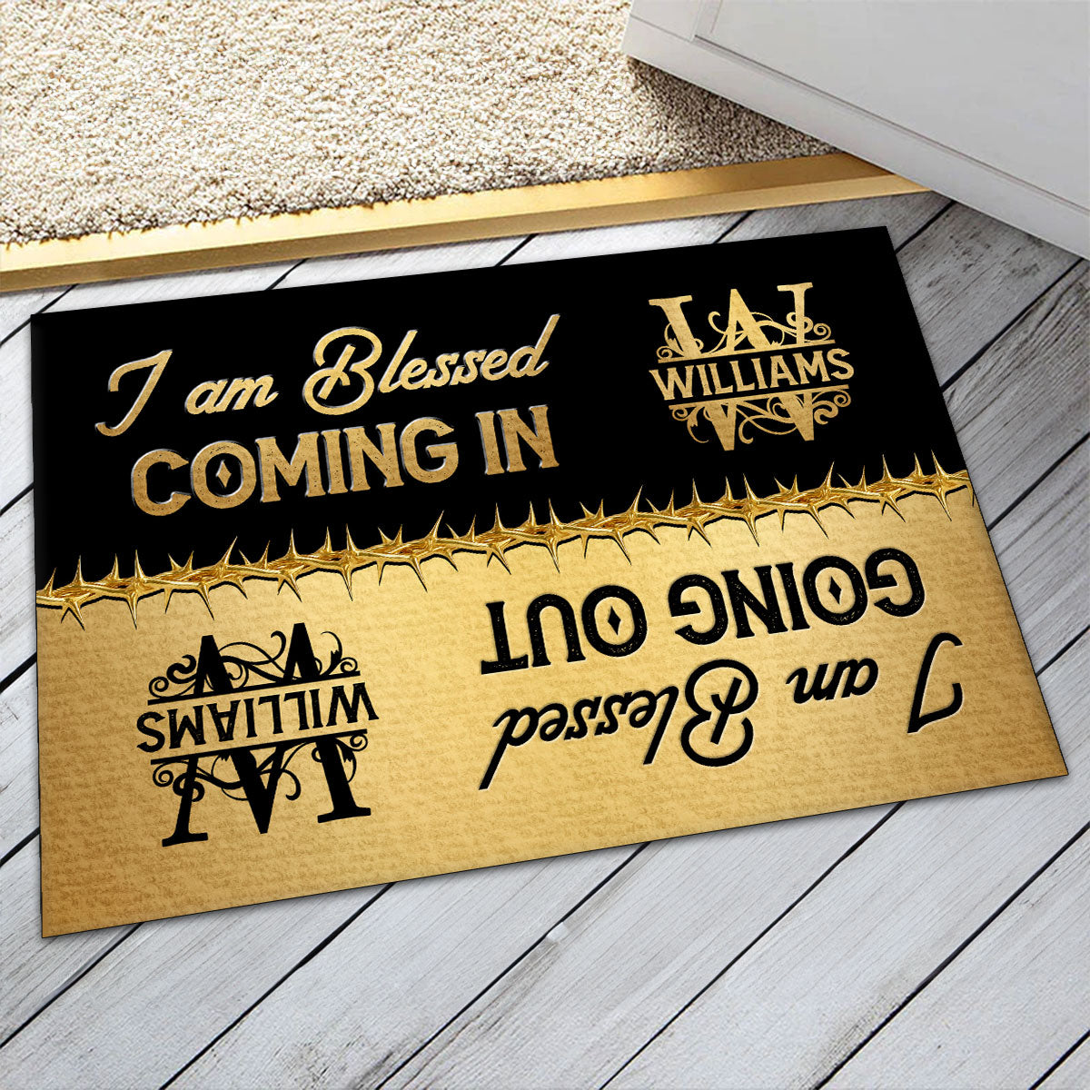 Eternal Blessing - Personalized Doormat for Family