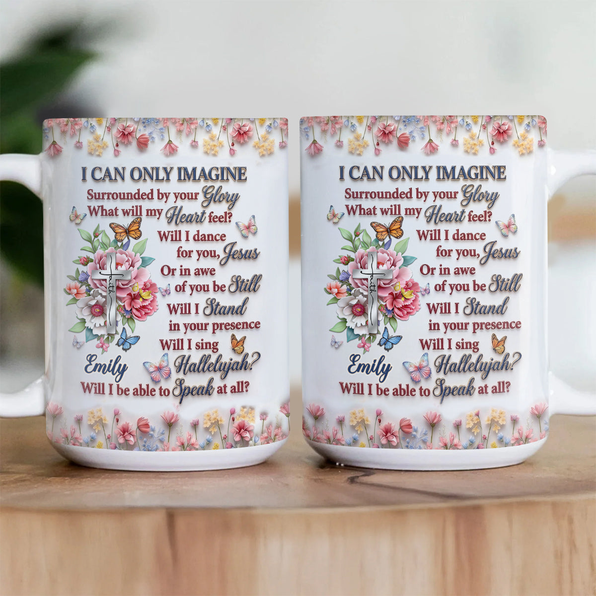 I Can Only Imagine - Personalized Ceramic Coffee Mug