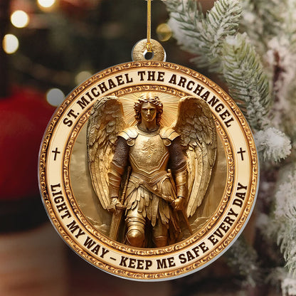 Archangel Michael Guardian - Acrylic Ornament GOJS10057