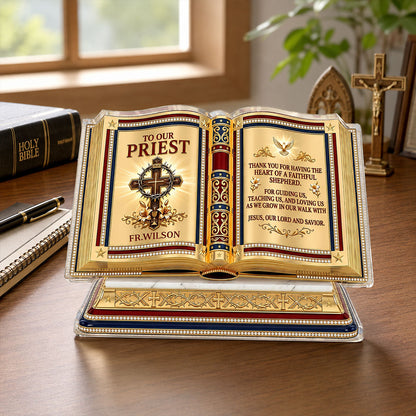 Heart of a Servant Leader - Personalized Acrylic Plaque GAPJS10032