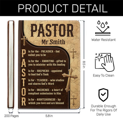 Thank You For All You Do - Personalized Leather Notebook GMJSNB200063