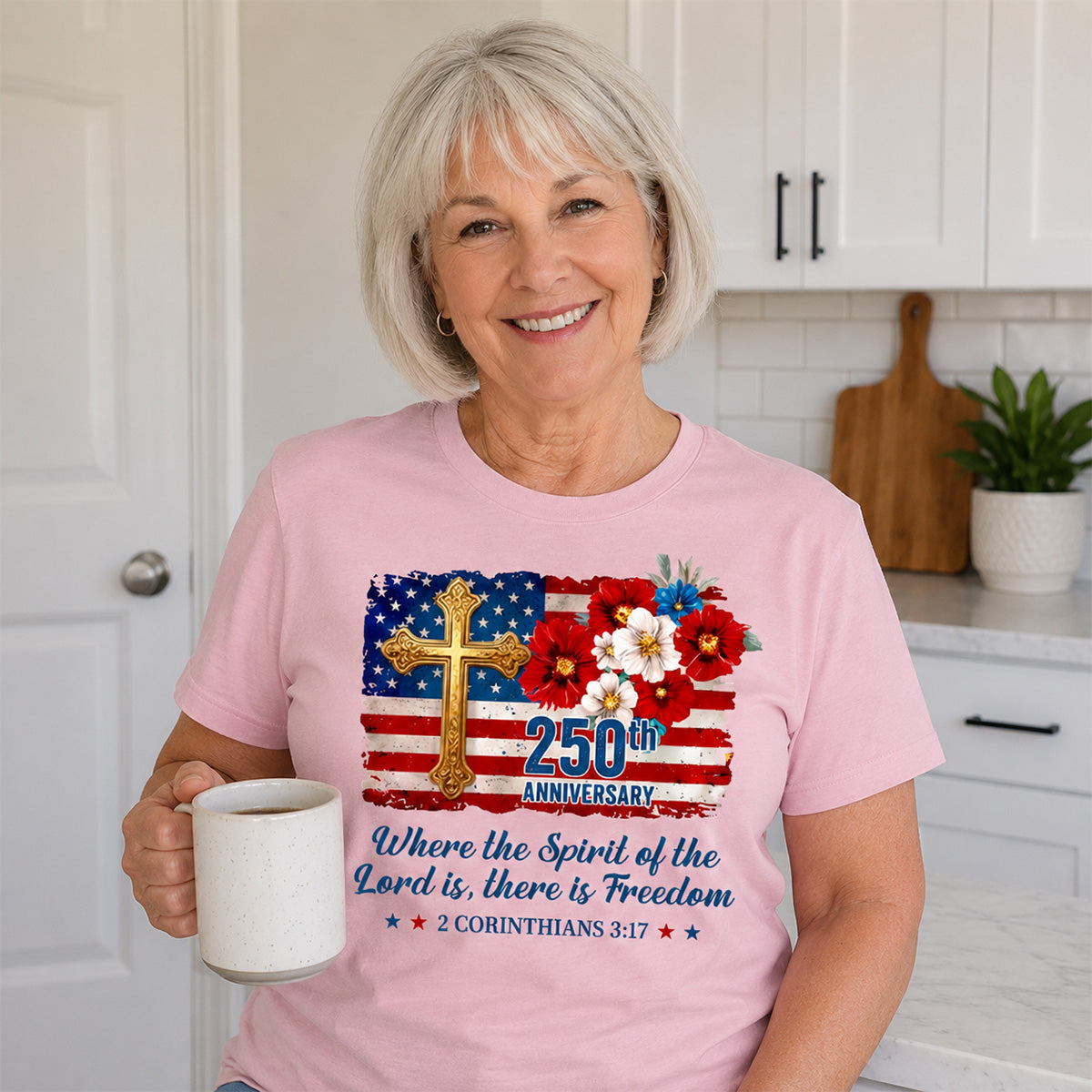 Freedom Scripture - 2D Unisex T-shirt GMJSTS200024