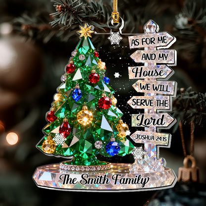 Bible Verse - Personalized Acrylic Ornament GOJS10027