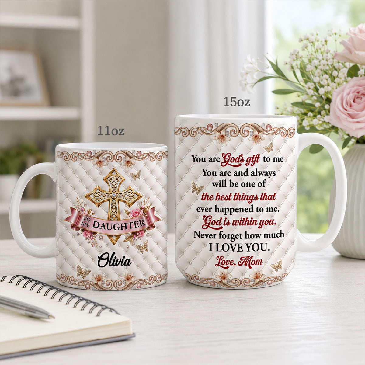 You Are God's Gift To Me - Personalized Coffee Mug