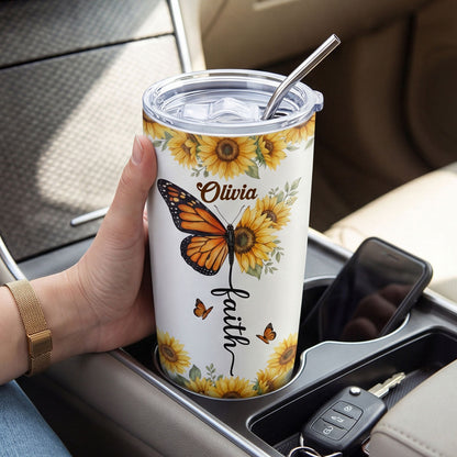 You Are Beautiful - Personalized Stainless Steel Tumbler 20oz