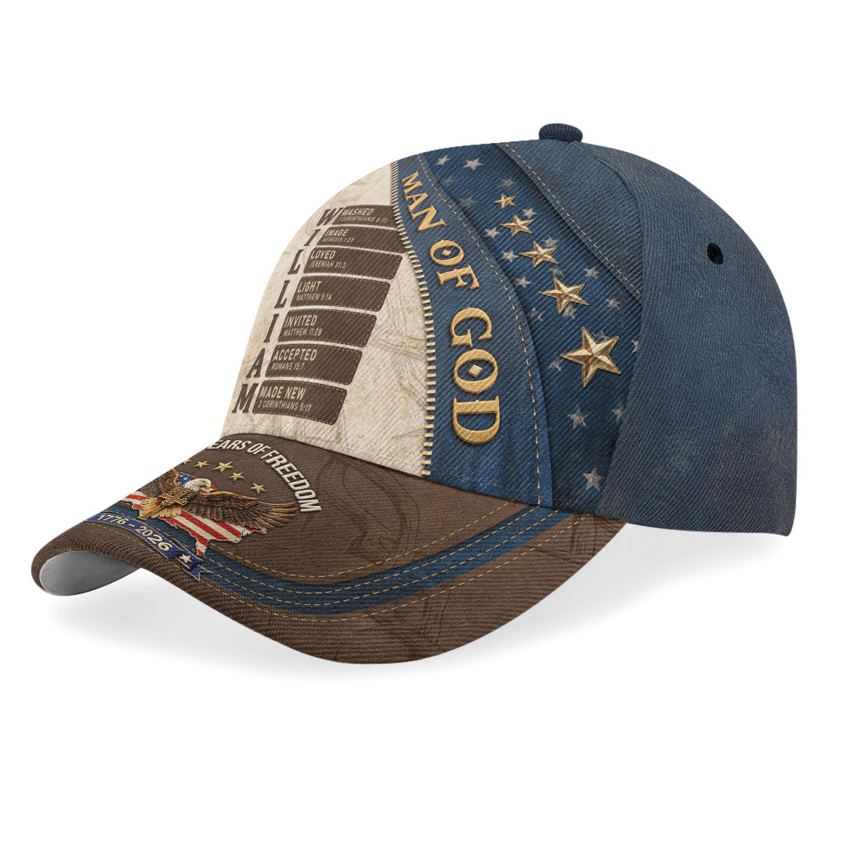 Man Of God - Personalized Classic Cap