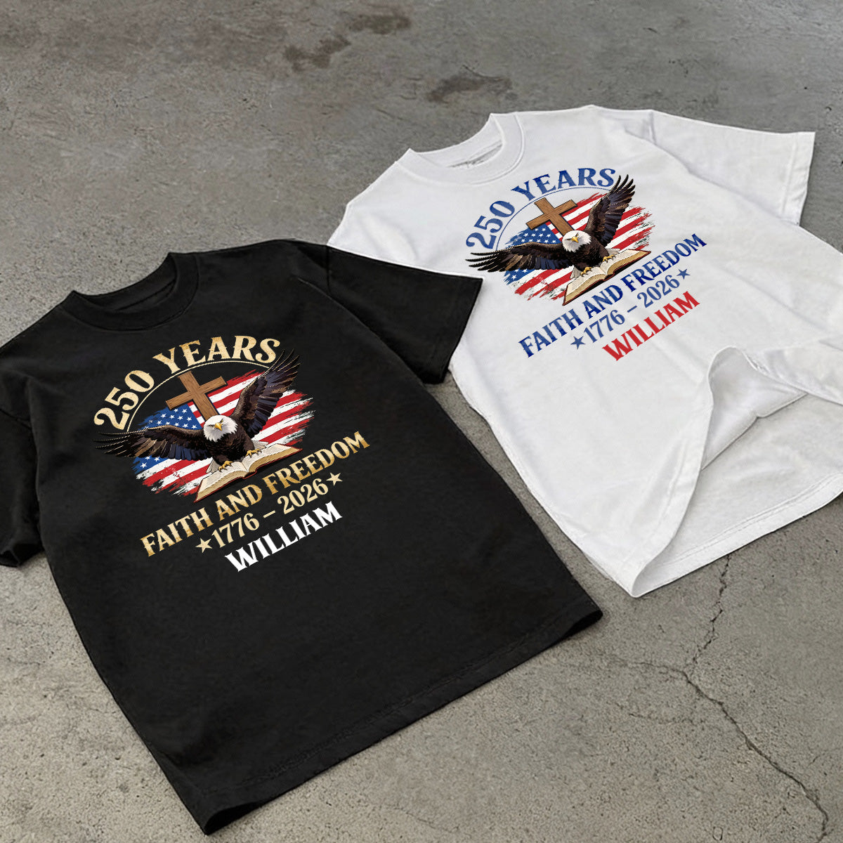 Faith And Freedom - Personalized 2D Unisex T-shirt GMJSTS200031