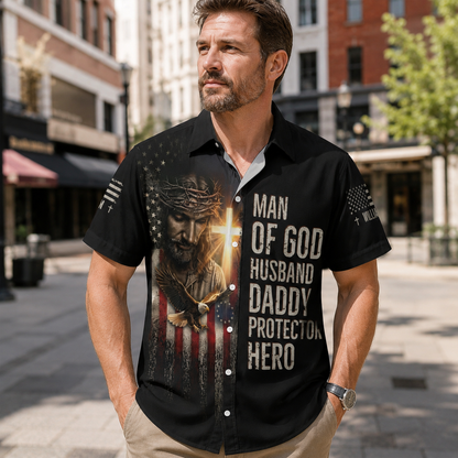 Man Of God Husband - Personalized Hawaiian Shirt