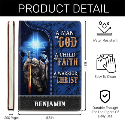 Child Of Faith - Personalized Leather Cover Notebook GMJSNB200070