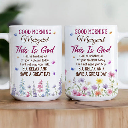 Faith-Inspired Morning Gift - Personalized Coffee Mug