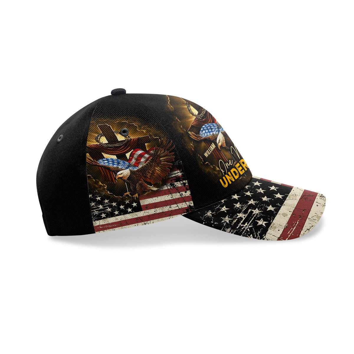 One Nation Under God - Personalized Classic Cap