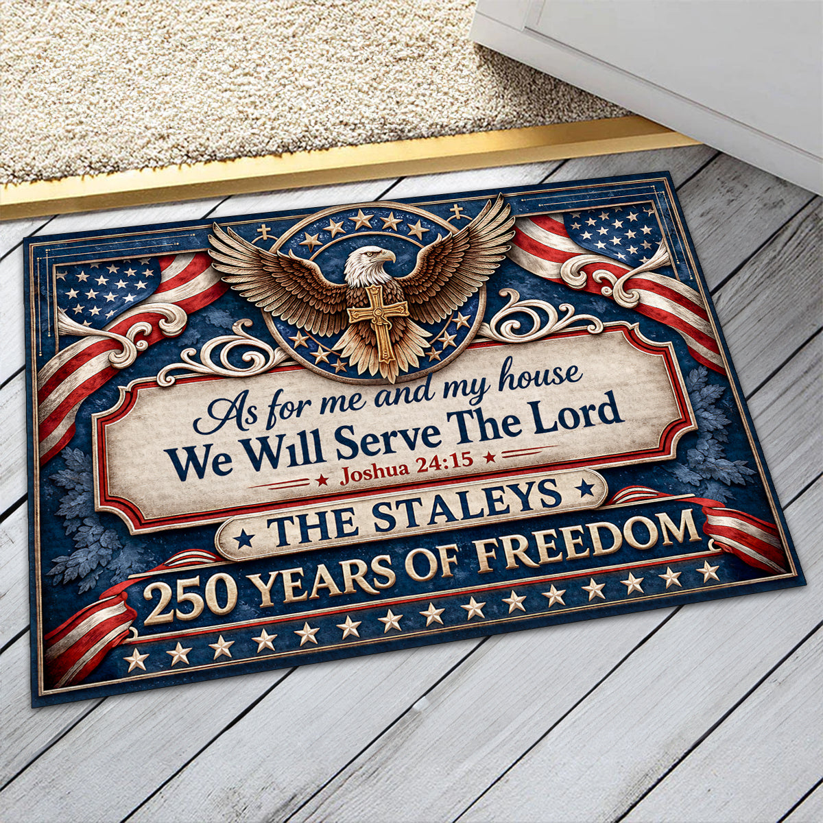 Faith-Based - Personalized Doormat for Home GDMJS10014