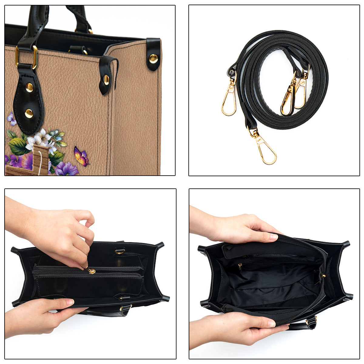 Jeremiah 1:5 - Personalized Leather Handbag GMJSLB200093
