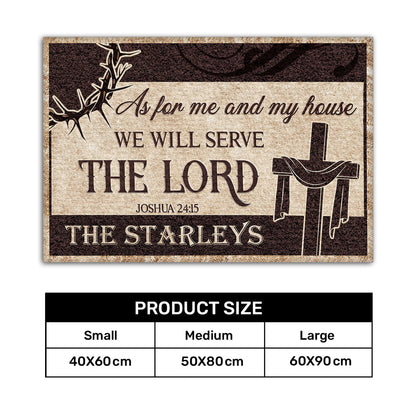 Faith Quote - Personalized Doormat for Home