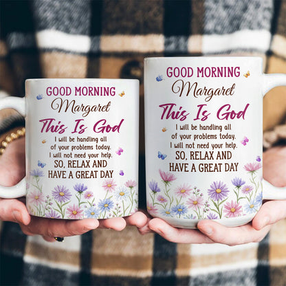 Faith-Inspired Morning Gift - Personalized Coffee Mug