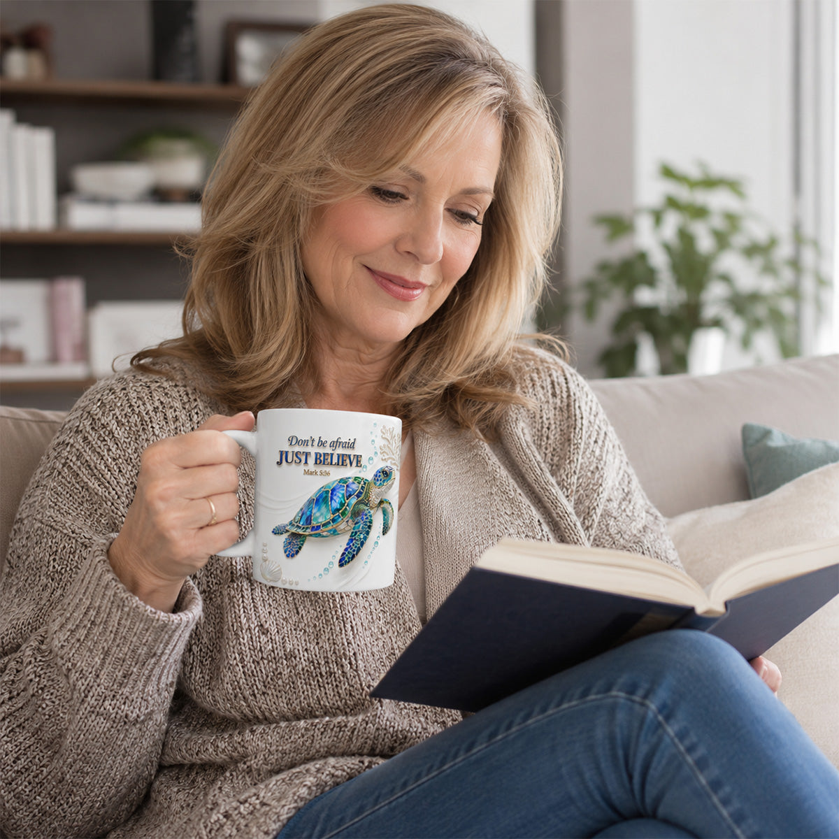 Mark 5:36 - Inspirational Christian Coffee Mug
