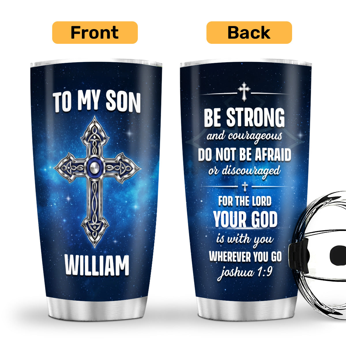Faith Inspiration - Personalized Stainless Steel Tumbler