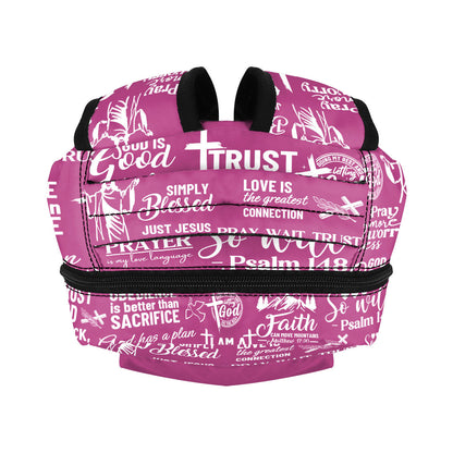 Trust God - Personalized Backpack Faith Christian - Gift for Girls
