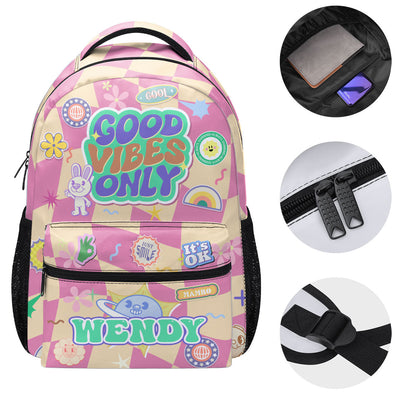 Good Vibes Only - Personalized Backpack for Kids