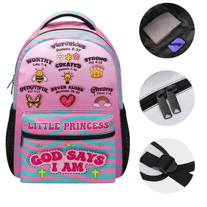 God Says I Am - Personalized Backpack for Daughter