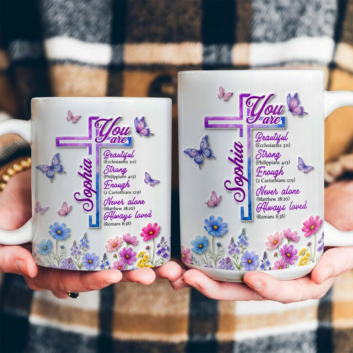 You Are Loved Always Enough - Personalized Ceramic Coffee Mug