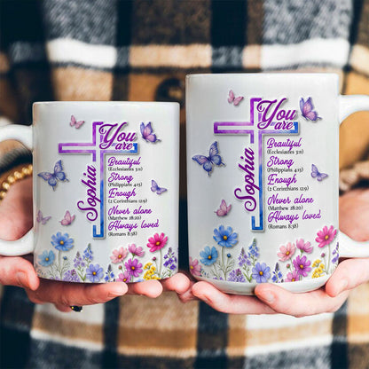 You Are Loved Always Enough - Personalized Ceramic Coffee Mug