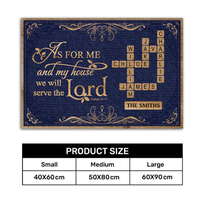 Faith Quote - Personalized Doormat for Home Decor GDMJS10043