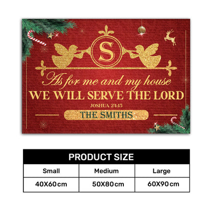 Bible Verse - Personalized Doormat for Home