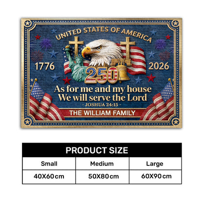 Faith Quote - Personalized Doormat for Home Decor GDMJS10009