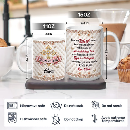 You Are God's Gift To Me - Personalized Coffee Mug