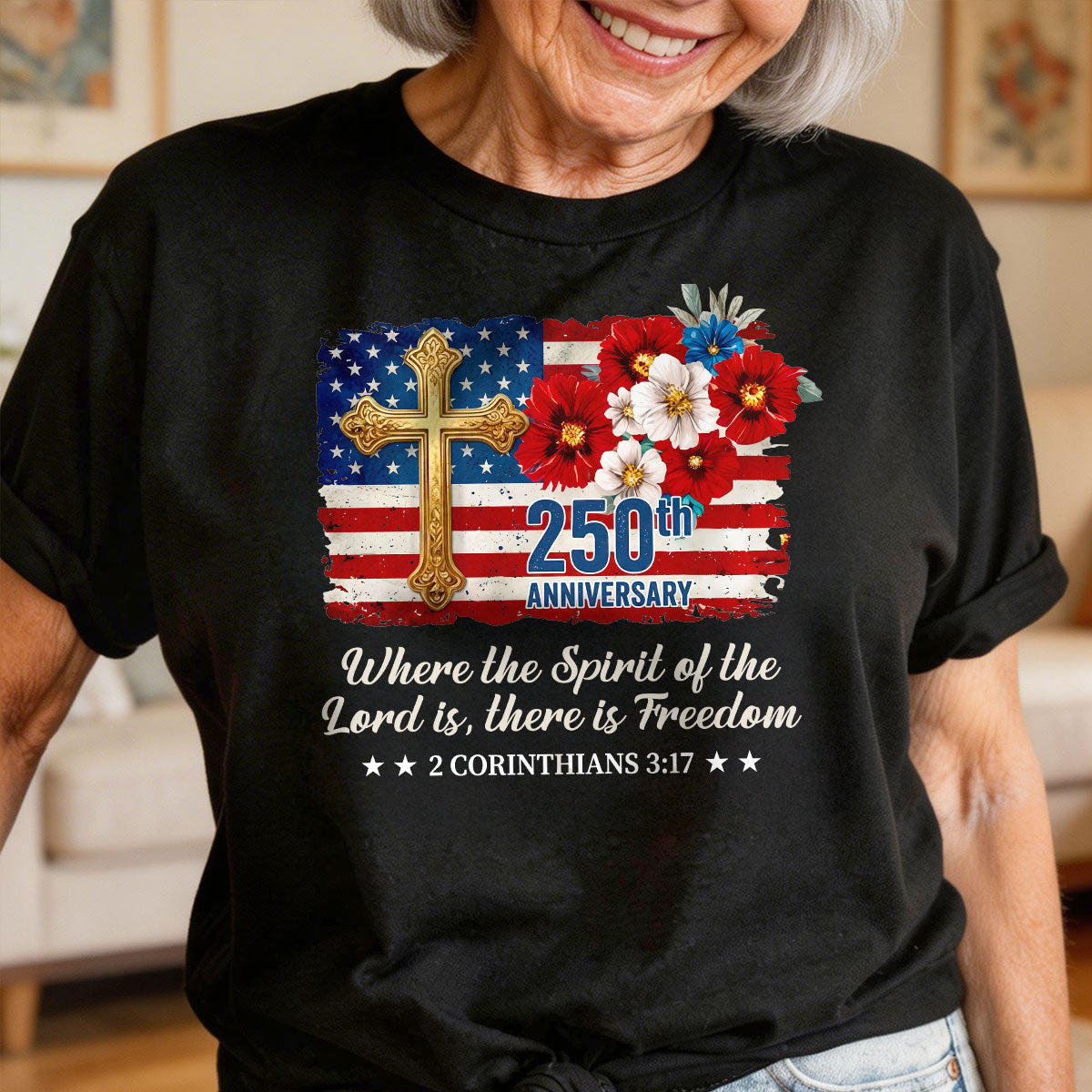 Freedom Scripture - 2D Unisex T-shirt GMJSTS200024