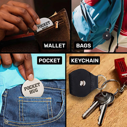 Fatherhood Is Kingdom Work - Personalized Pocket Hug
