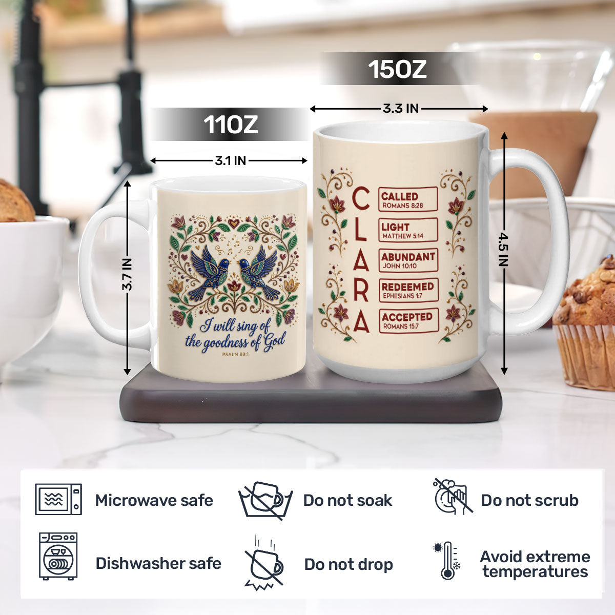 I Will Sing Of The Goodness Of God - Personalized Coffee Mug
