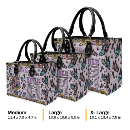Faith-Inspired - Personalized Leather Handbag GMJSLB200007