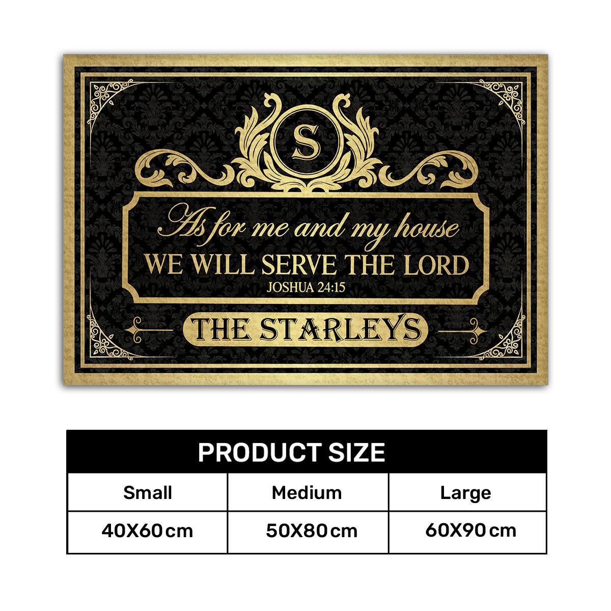 Faith House Doormat - Personalized Home Decor