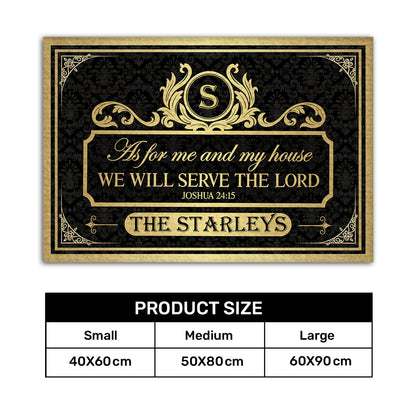 Faith House Doormat - Personalized Home Decor